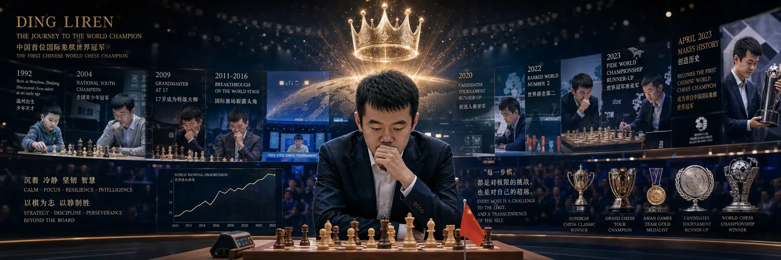 Ding Liren’s journey to the top of world chess