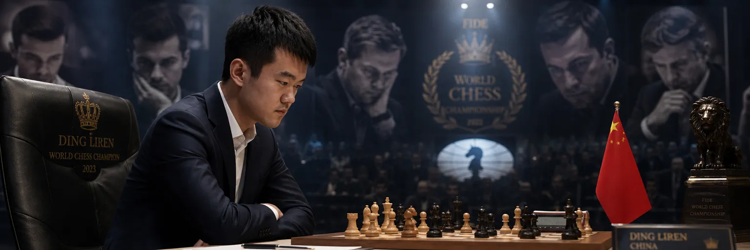 Ding Liren facing the greatest players of his generation