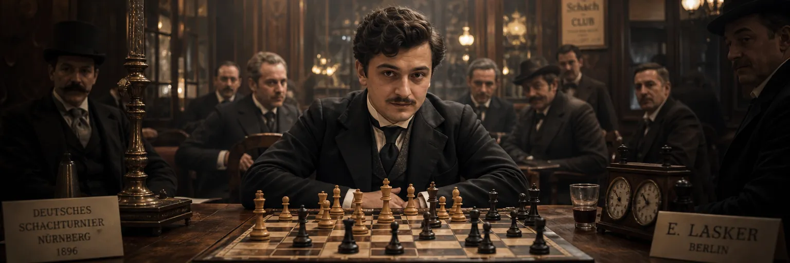 Emanuel Lasker’s early years and his rise in the world of chess