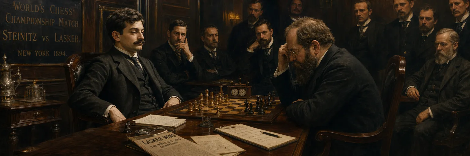 How Emanuel Lasker won the world chess championship title