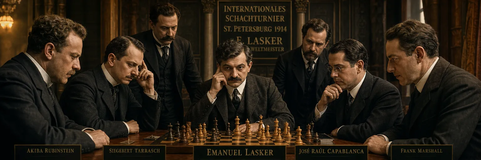 Emanuel Lasker’s main opponents on the chessboard
