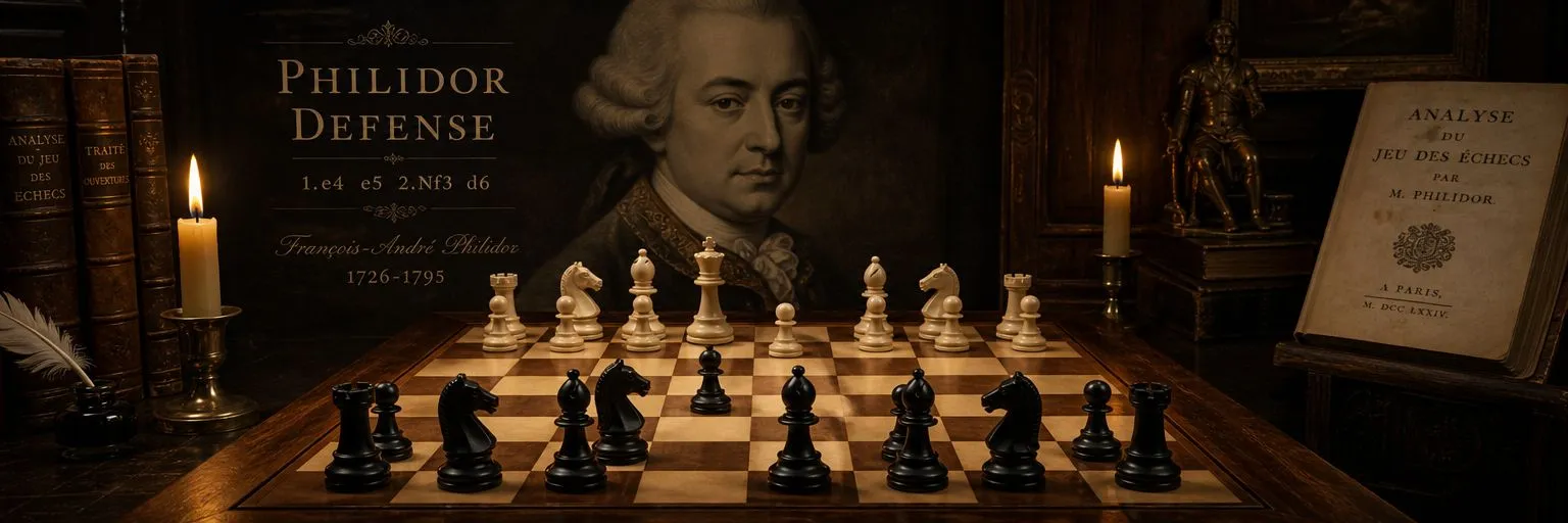 How to adopt the Philidor Defense with Black