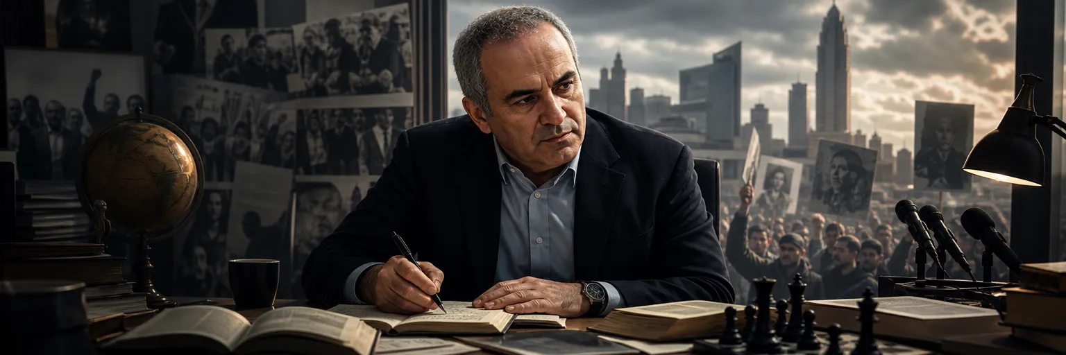 Garry Kasparov’s books, positions, and commitments outside chess
