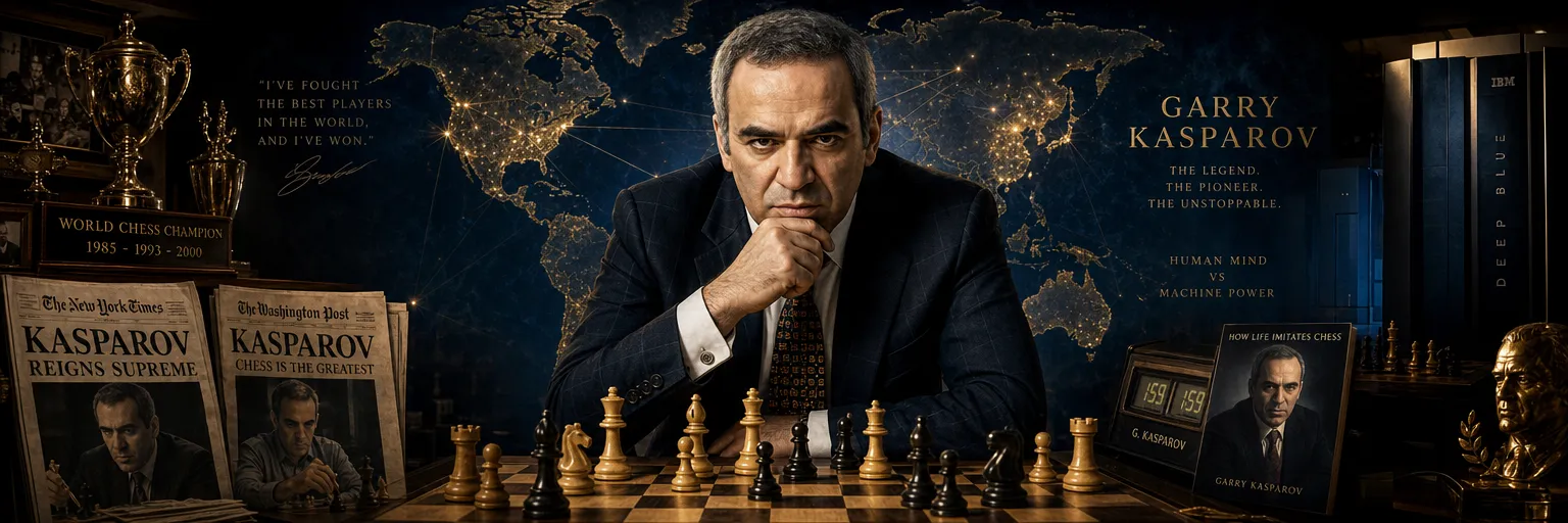 Why Garry Kasparov remains a global benchmark in chess