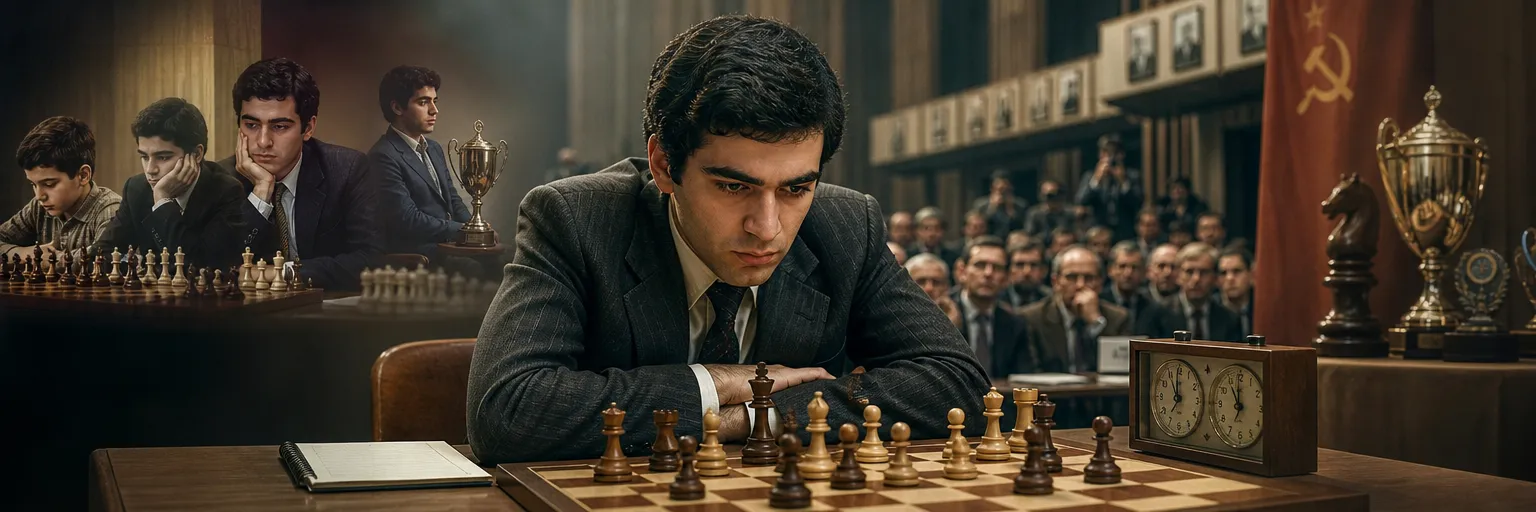 Garry Kasparov's journey to the world championship title