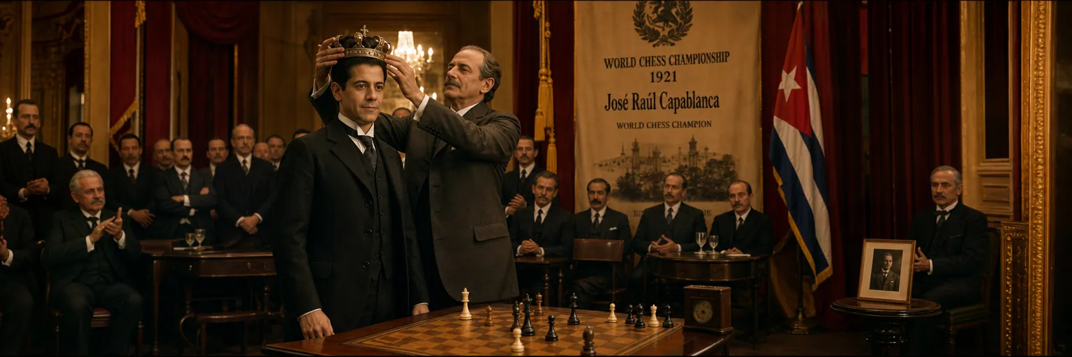 The crowning of José Raúl Capablanca as world champion