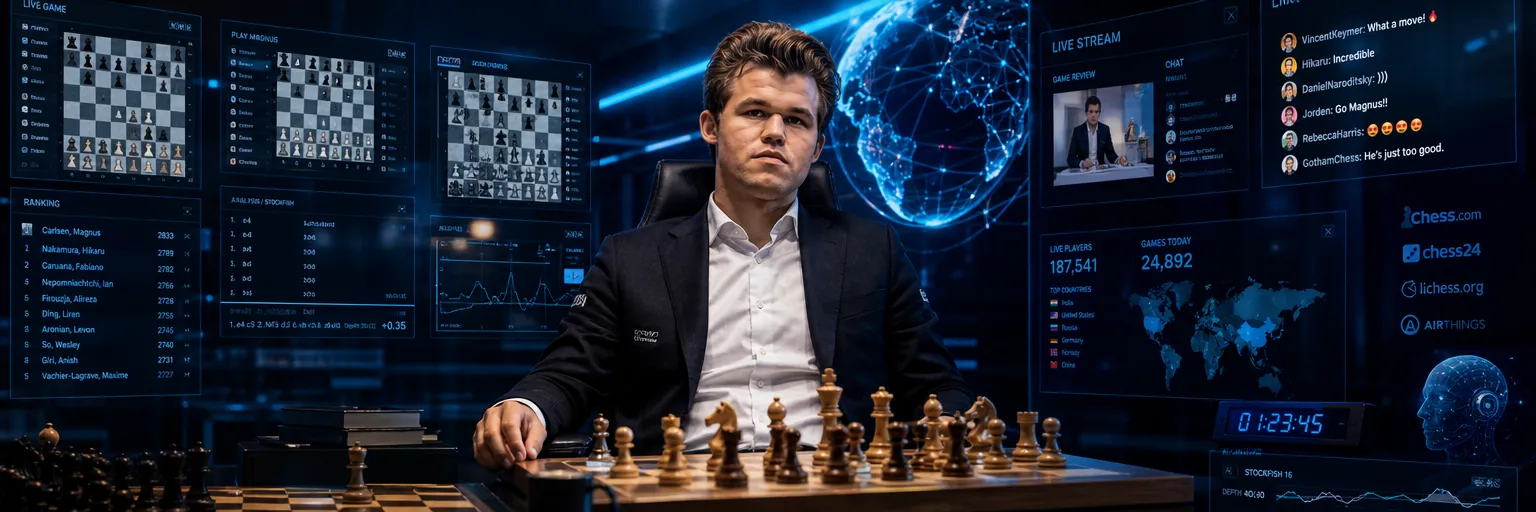 Magnus Carlsen and the influence of digital technology on chess