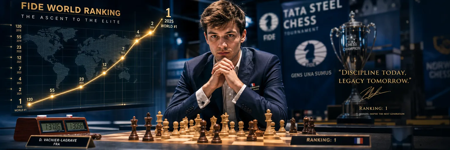 His FIDE ranking and his rise to the highest level