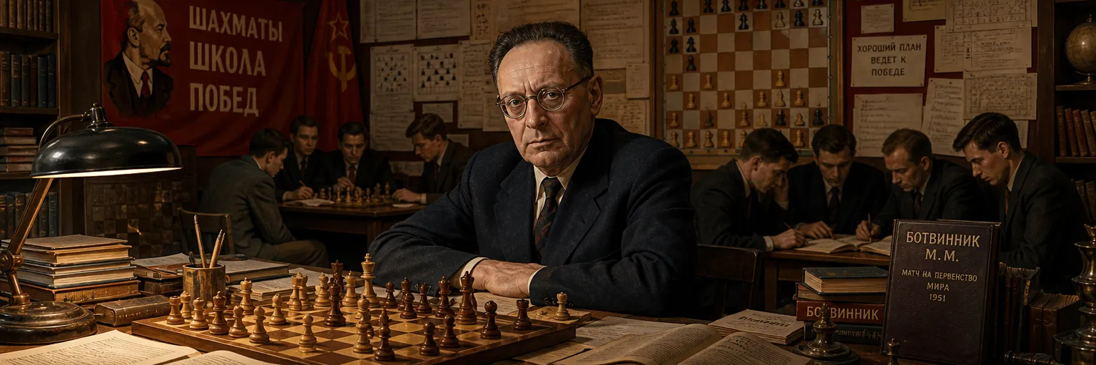 Why Mikhail Botvinnik is considered the father of the Soviet school of chess