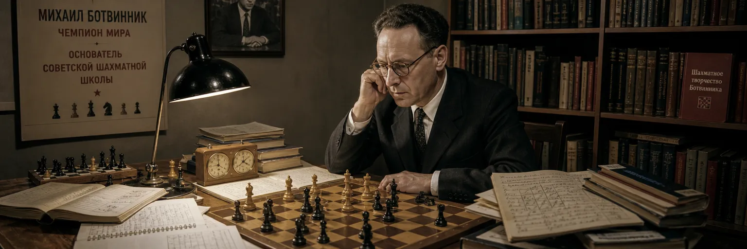 Botvinnik's principles of play and working method