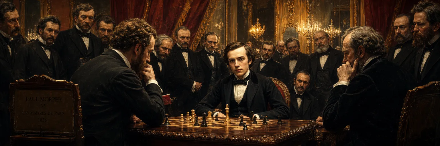 Paul Morphy di fronte ai più grandi giocatori europei del XIX secolo