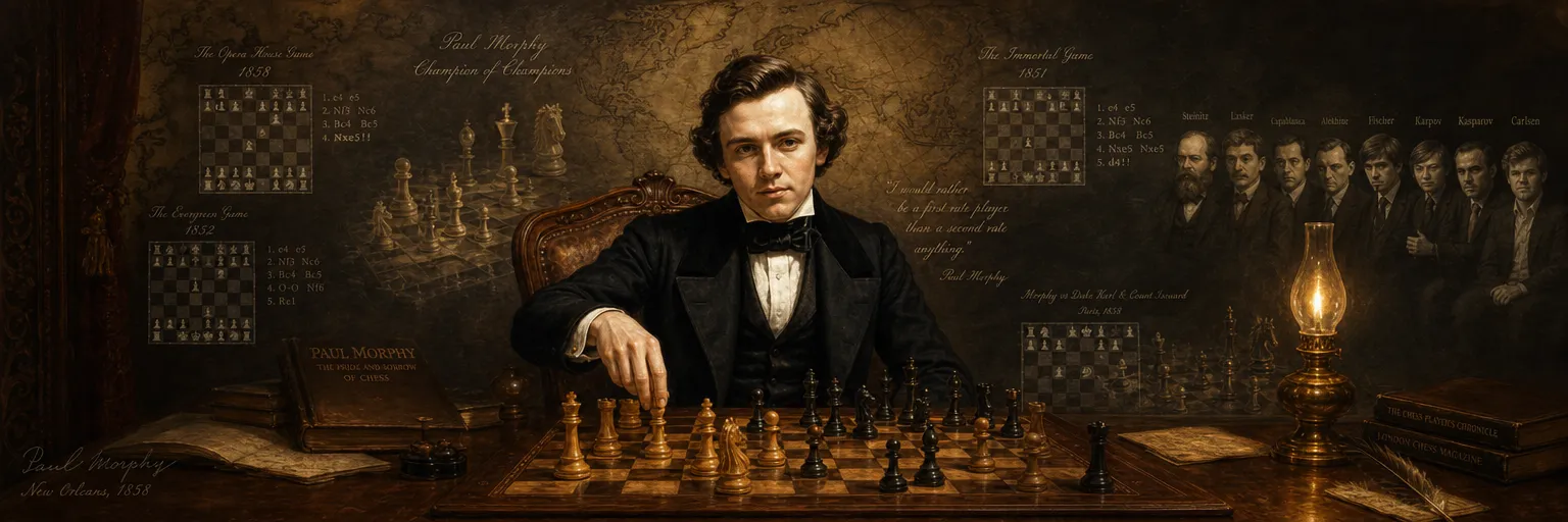 L’eredità di Paul Morphy nella storia degli scacchi