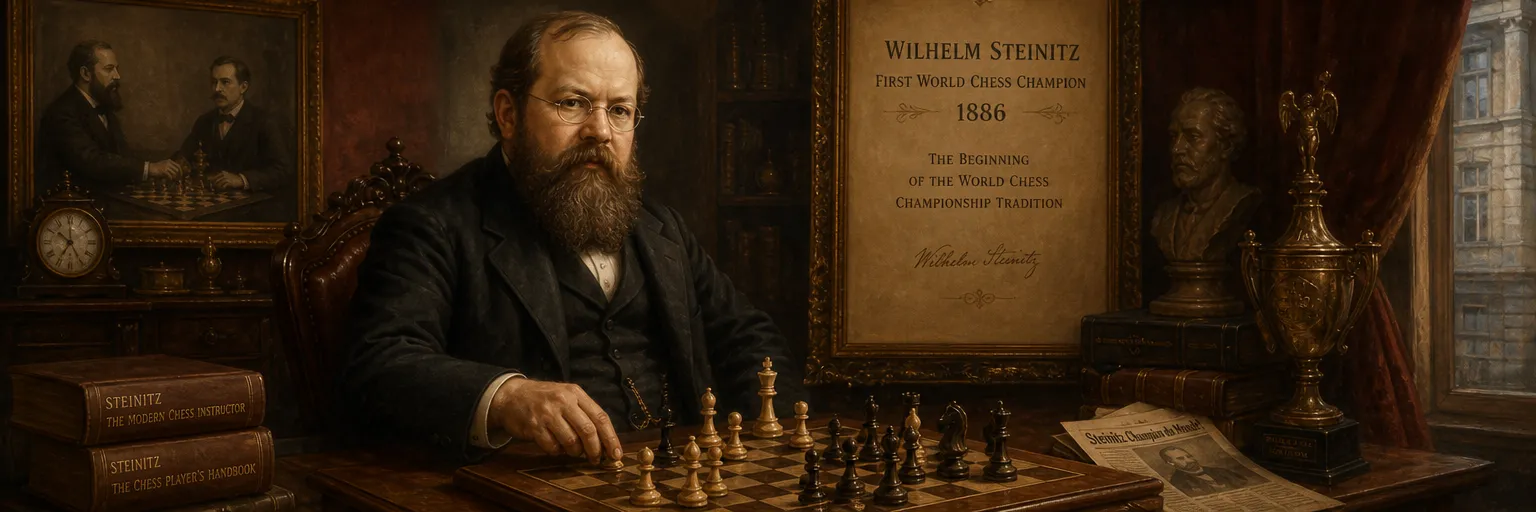 Der Platz von Wilhelm Steinitz in der Geschichte der Schachweltmeister