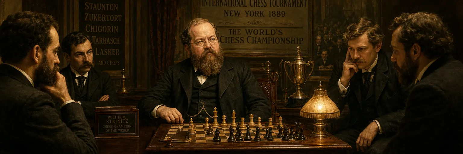 Wilhelm Steinitz im Vergleich zu seinen wichtigsten Gegnern