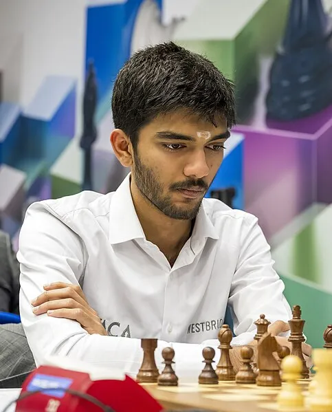 Dommaraju Gukesh die in 2024 schaakt